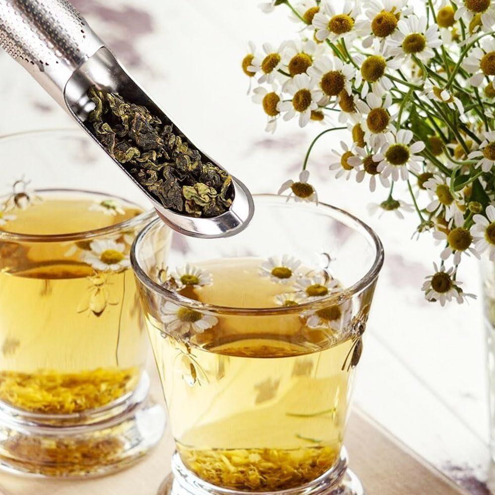 Stainless Steel Tea Infuser Easy to Clean Mesh Strainer New Loose Leaf Tea Steeper  Home Office