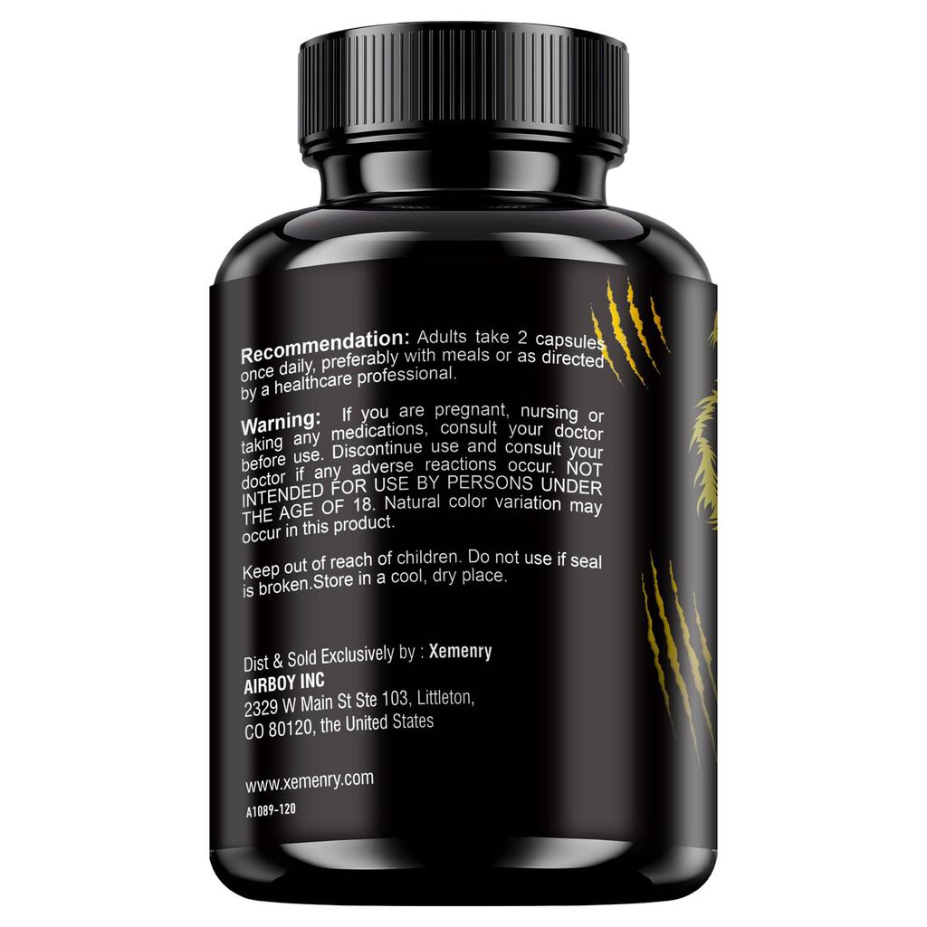 XEMENRY - Maca Extract Capsules - Energy