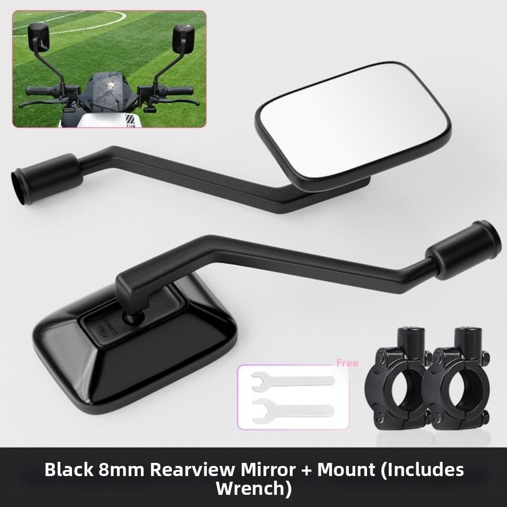 Convex Large Field Electric Scooter Rearview Mirror for Three Wheeled Motorcycle