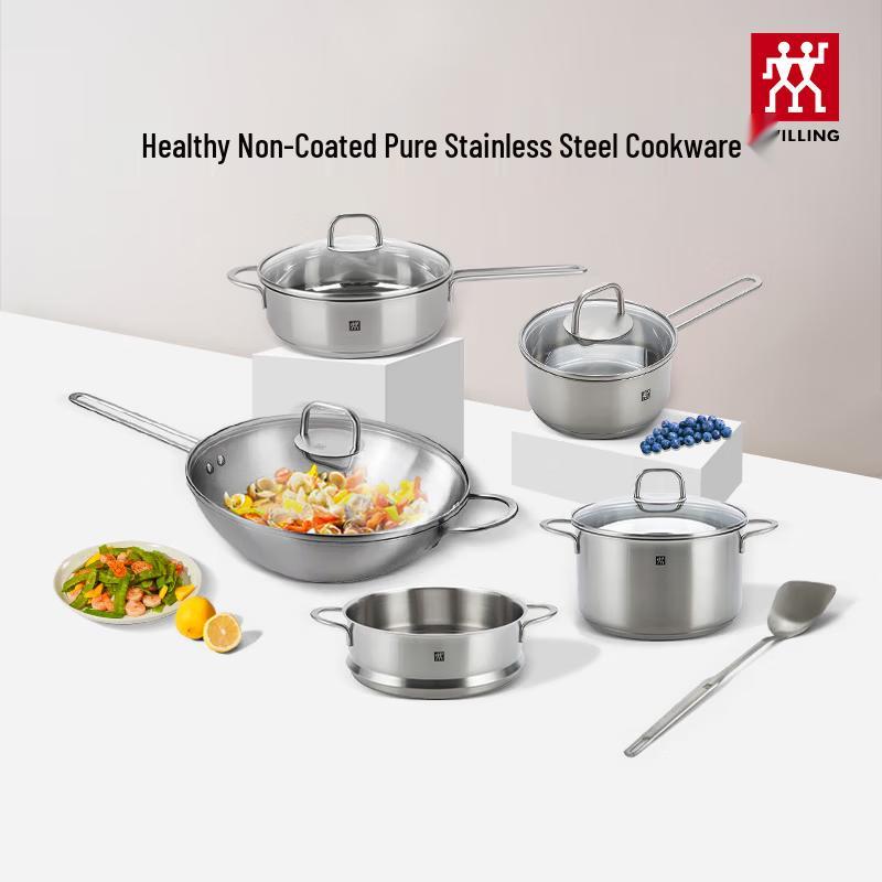 ZWILLING Novaplus 6-Piece Stainless Steel Cookware Set