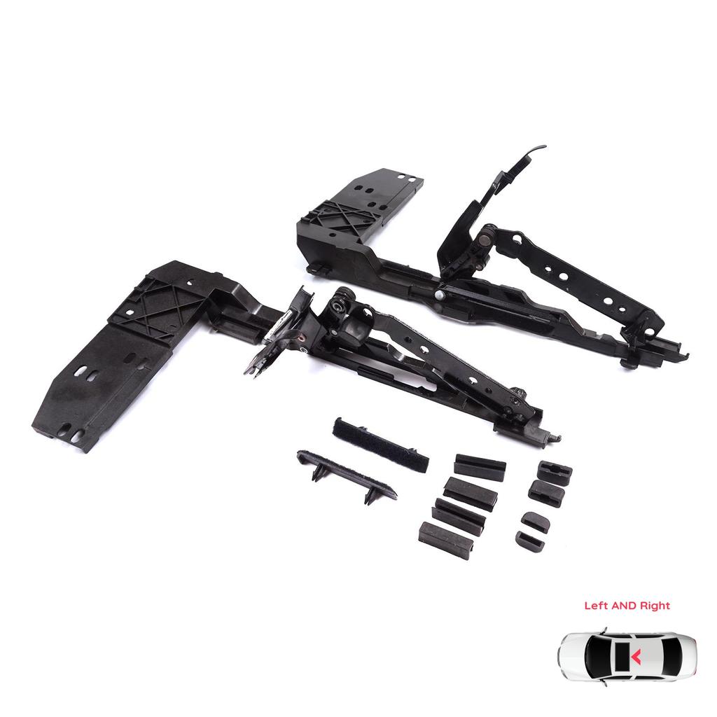 ESR23-1 Sunroof Lifting Angle Hatch Runner Repair Kit With Connection Plate for Mercedes W124 S124 C124 190 W201 1247800512 1247800612