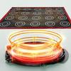 1Pc Perforated Silicone Baking Mat, With Puff & Round Patterns, Reusable Non-Stick Oven Liner, For Cookies Macaron Bread