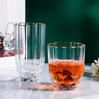 1 Stück Gold Diamant Rotweinglas Europäisches Leichtes Luxus Kristallglas Haushalt Hoher Champagnerkelch Whiskey Ausländischer Wein