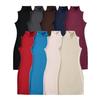 Trendy High-Waisted Sleeveless Dress: Elastic Waist, Elegant, Hip-Hugging Skirt - Early Spring 2026 Style for Women