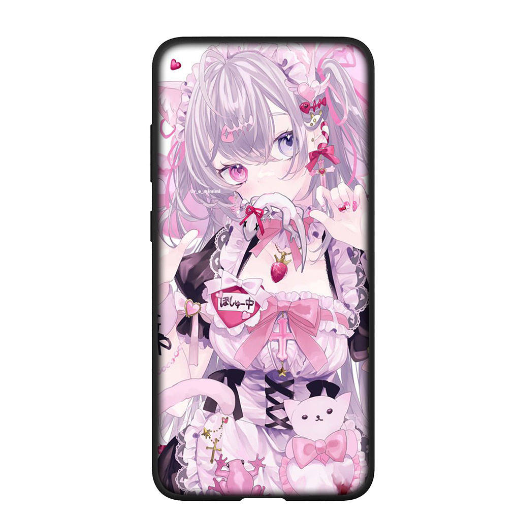 Phone Case for Samsung Galaxy S25 S24 S23 iPhone 16 15 Xiaomi Redmi Note 14 13 12 16E 11 Pro Max OPPO Moto Huawei Anime Girl Sugoi Senpai Waifu Cover