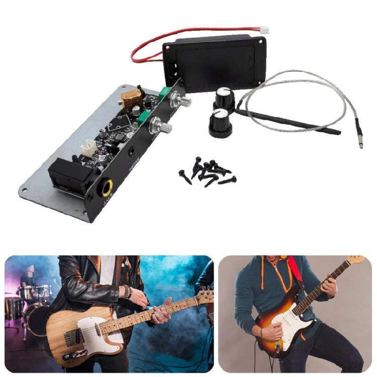 Guitar Equalizer Pickup with Tone Volumes Control Knob Guitar Pickup Silence Guitar Equalizer Pickup Guitar Accessories
