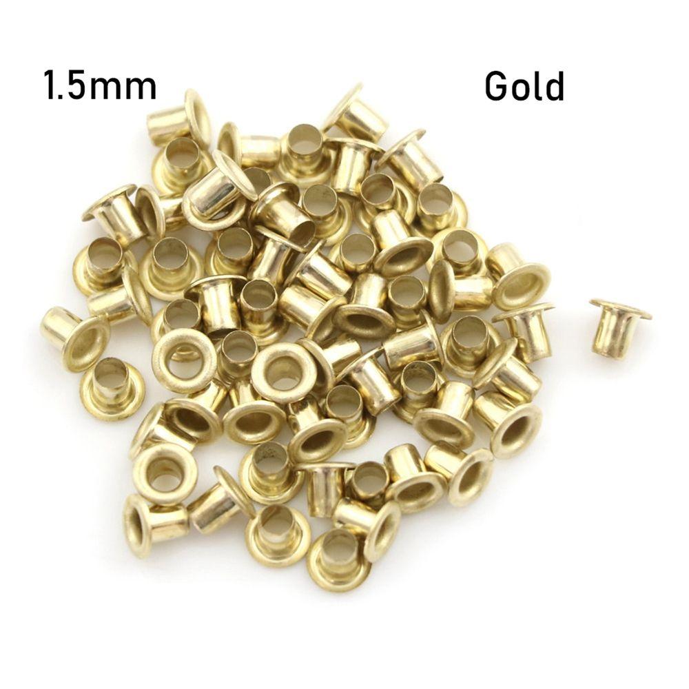50pcs Mini Eyelet Buttons Metal Buckle Snap Buttons DIY Doll Belt Buckles Bag Shoes Clothes Sewing Accessory 1.5/2.0/2.5MM