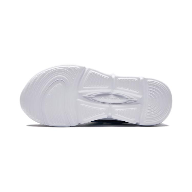 Anta Comfortable Soft Sole Shock Absorbing Durable Low Top Kids Running Shoes Kids Running Shoes Black Silver Blue A312429926-3