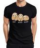 Eat Sleep Sleep Sloth Three Cute Relaxed Gift Birthday Unisexs Tshirt