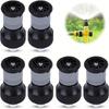 9pcs 360° Rotating Pop‑Up Automatic Lawn Spray Heads With G1/2 Female Thread Adjustable Coverage Range Lawn Sprinklers