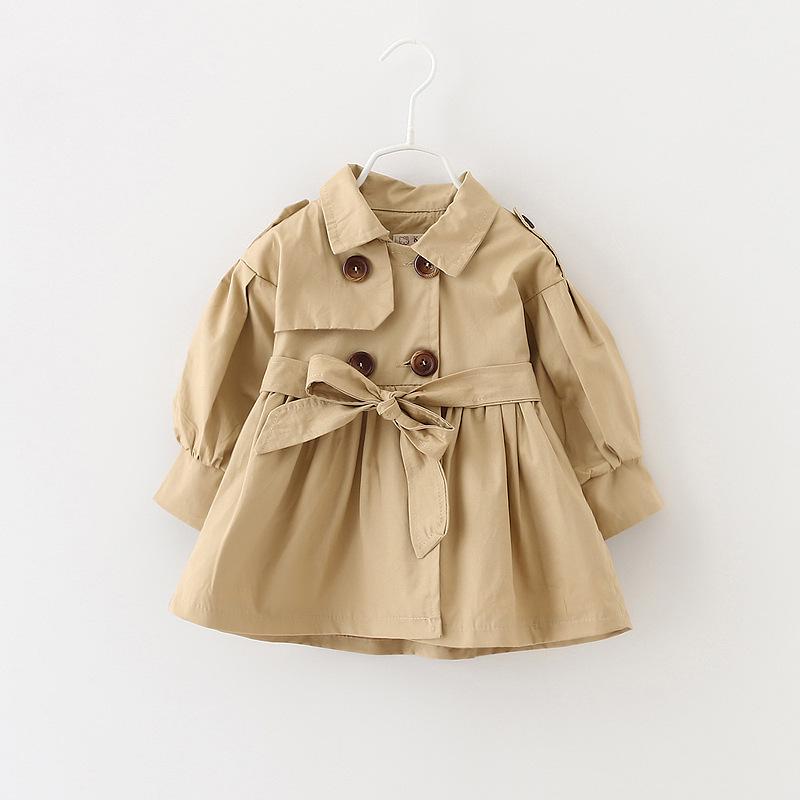 Frühling 2026 Mädchen Langarm Revers Windbreaker Jacke
