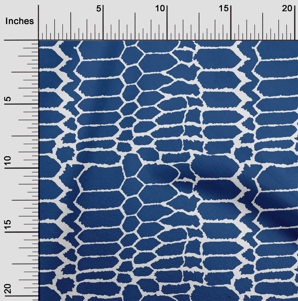 oneOone Cotton Flex Blush Pink Fabric Snake Animal Skin Craft Projects Decor Fabric Printed By The Yard 40 Inch