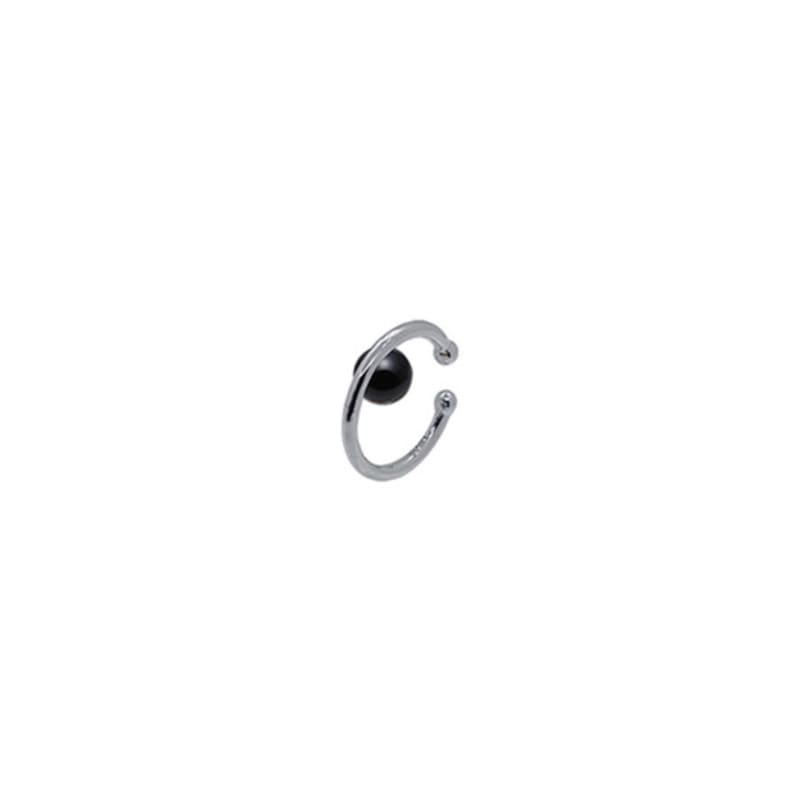 LEYIE ONYX & CURVE EAR CUFF