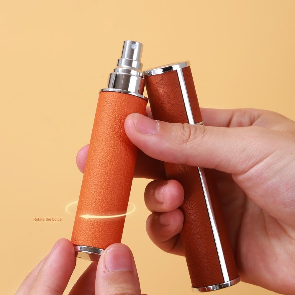 10ml Mini Perfume Bottle Refillable Empty Cosmetic Containers Spray Rotating Bottle  Travel
