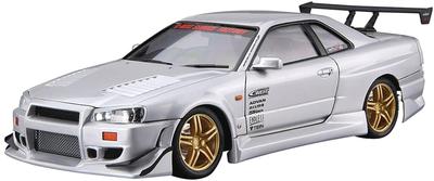 Aoshima Bunka Kyozai The Tuned Car Series 50 Nissan BNR34 Skyline 2002 Plastic Model Kit 1/24 No. C-WEST GT-R