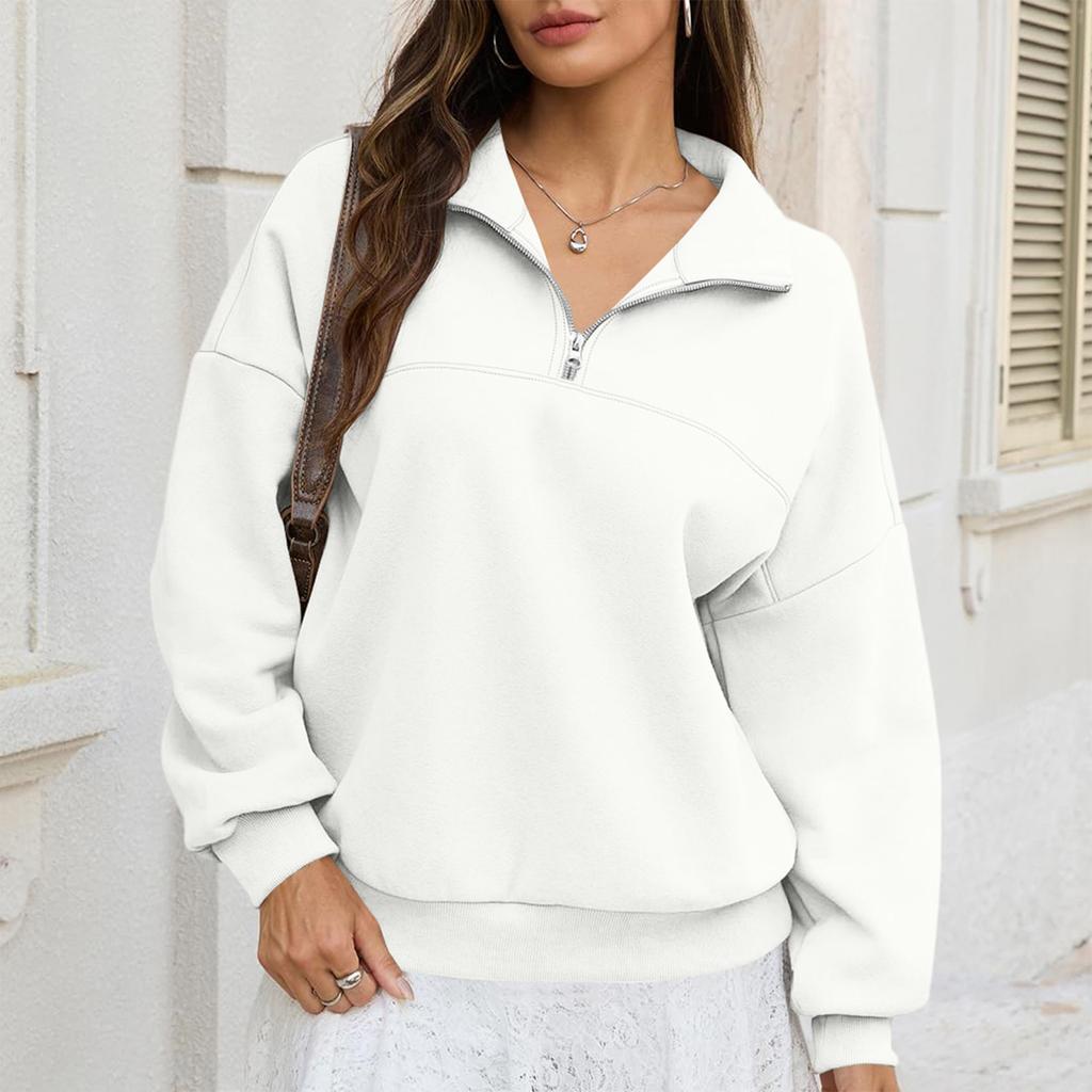 Womens Casual Long Sleeve Drawstring Sweatshirt Pullover Tops Loose Oversized Clothes