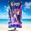1 pièce Serviette de Plage Groupe de Filles Idol K-pop Microfibre Douce Séchage Rapide Serviette de Sport pour Salle de Sport Serviette de Bain pour Salle de Bain Natation