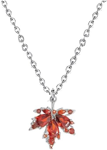 Gold Dainty Maple Leaf Necklace Autumn Maple Leaf Pendant Necklace Thanksgiving Gift Jewelry