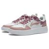 Linha Li Ning 2.0 Confortável Antiderrapante Resistente à Abrasão Cano Baixo Tênis de Skate Feminino Branco Rosa Rosa AGCT338-4