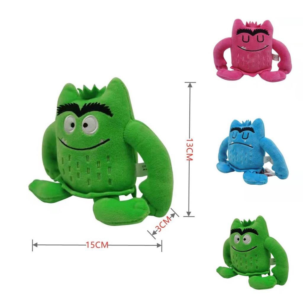 Boneca de Pelúcia Monstro de Cor Macia e Fofa para Crianças