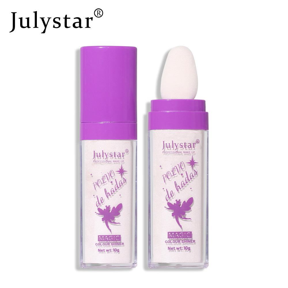 Polvere illuminante Illumina tutto il corpo Polvere riparatrice in polvere ad alta luminosità Trucco riparatore tridimensionale naturale