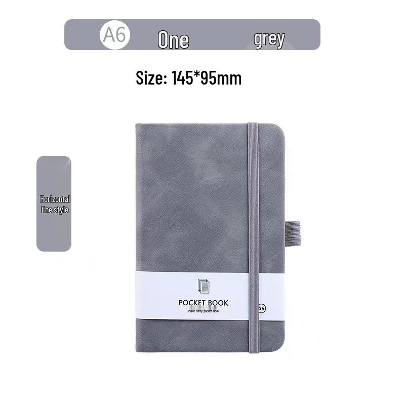 A7 Softcover gebundenes minimalistisches Notizbuch mit Logoaufdruck