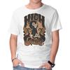 Unisex Crew Neck T-Shirt High On Catnip Graphic Short Sleeve Casual Tee