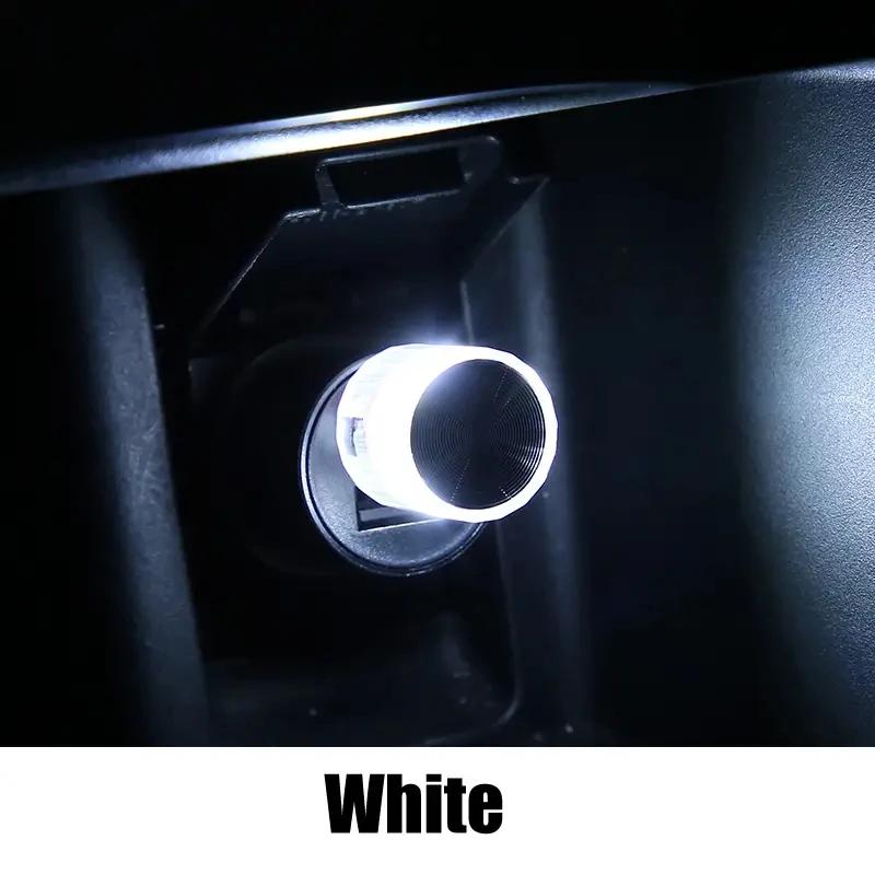 

1pcs Car Mini USB Lights LED Decorative Lights, Atmosphere Lights Car PC Computer Portable Lights, Plug And Play Without Battery 1pc White