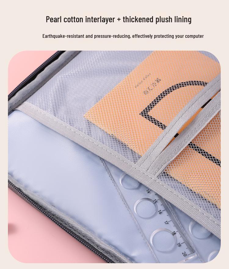 High-End Unisex iPad Tablet Bag - Lightweight, Portable, Hand-Held Student Computer Sleeve