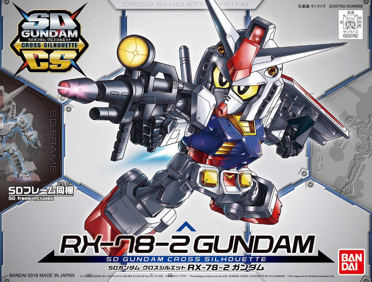 

SD Gundam Cross Silhouette Рама Cross Silhouette Gundam Пластиковый Набор Моделей RX-78-2 & Набор, Предварительно Окрашенный