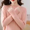 FenMao Autumn/Winter 100% Pure Wool Round Neck Pullover Sweater
