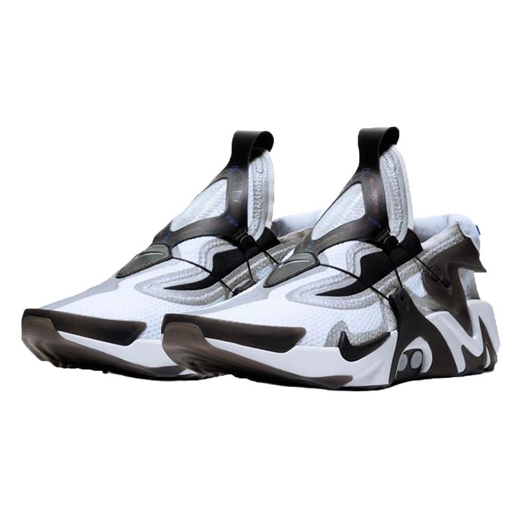 Nike Hyper Adapt Comfortable Versatile Slip Resistant Durable Low Top Casual Running Shoes Men Sneaker Black White CT4401-110