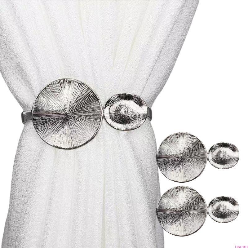 Decorative Curtain Tiebacks with High Stretchy Wire Rope,Creative Curtain Rope Buckles for Home,Office,Window Decoration
