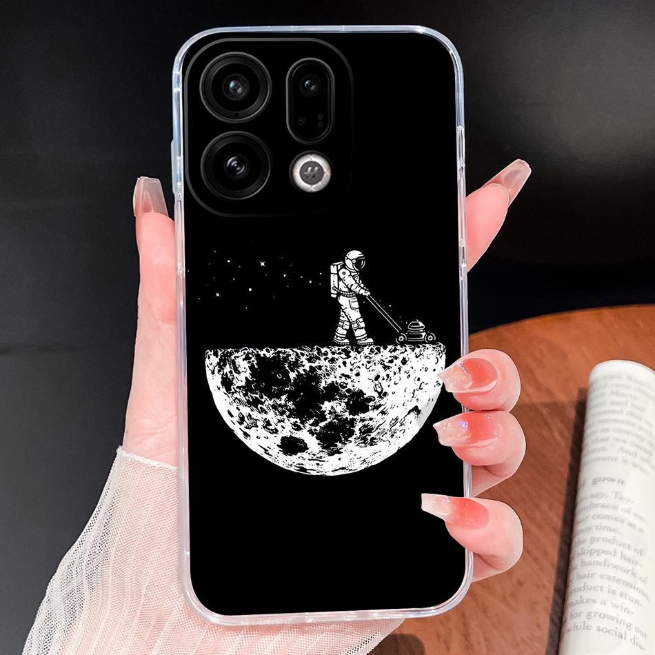 For Oppo Find X9 Pro Phone Case Unique Style Soft TPU Transparent Silicone Lightweight Cover For Oppo Find X 9 Protective Shell