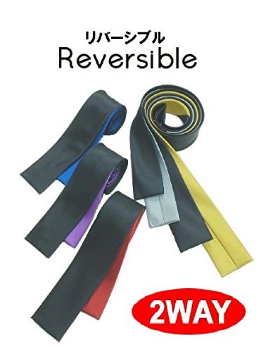 [HANG OVER] [Made in Japan] Reversible Necktie, 5cm, for Dance Costumes, Square Tie (Red)