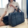 Borsa da scuola giapponese bidimensionale per studenti JK, borsa da scuola in PU, borsa da scuola impermeabile e resistente all'usura, monospalla, modello Messenger