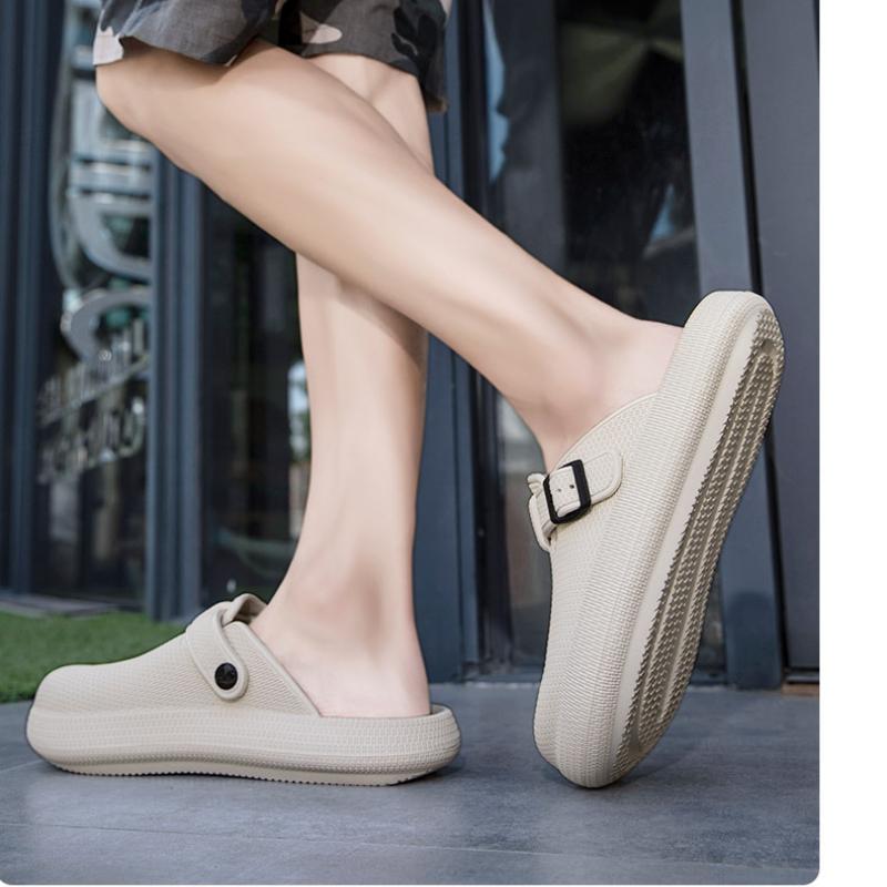 Thick Bottom Anti-Slip Odor Control Waterproof Slip-On Couples Outdoor Wearable Slippers Adult Leisure Sandals