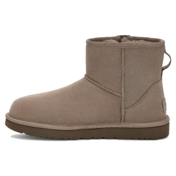 New UGG Classic Mini Bailey Zip 'Beige Grey' Women's 1151230-SKP