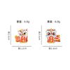 Lucky Nafu Lion Dance Brooch National Tide Auspicious and Festive Animal New Year Lion Dance Badge Clothes and Accessories