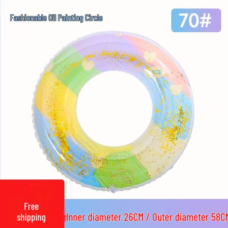 HANDUNYOU Inflatable Underarm Swim Ring for Beginners