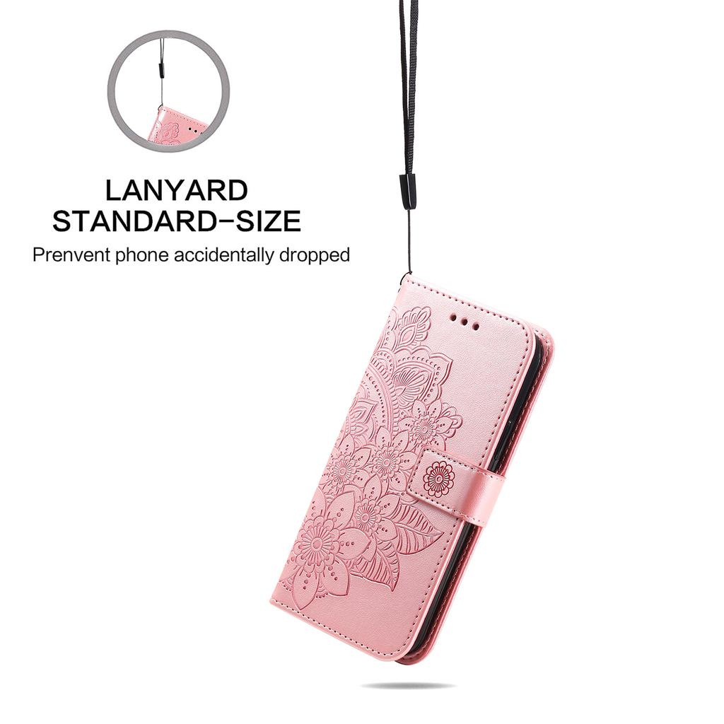 For Xiaomi Redmi 13C 4G/5G/13R 5G/Poco M6 5G/Poco C65 4G Case Floral Pattern PU Leather Wallet Stand Phone Cover
