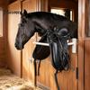 Portable Saddle Hook Horse Rack, Hangs on Stall Walls or Doors, No Drill Equipment Organizer Removable Holder, Hanger Rack for Western English Storage
