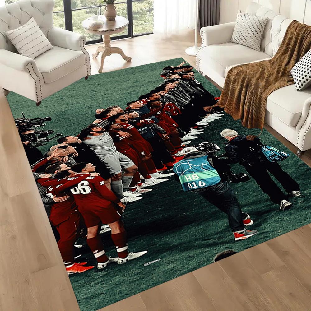 Liverpool Football Club Area Rug Suitable For Living Rooms Hallway Dining Room Balcony Antislip Carpet Anime Office Decor Gift For Festivals