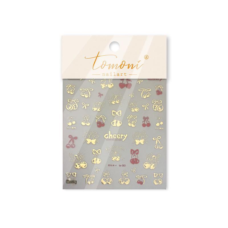 

Tomoni x Tata Cherry Sweetie Nail Stickers Collection