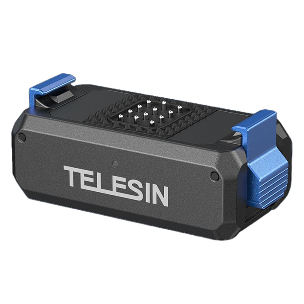 TELESIN Перезаряжаемая быстросъемная база-адаптер для DJI Osmo NANO Магнитная база с двумя креплениями Адаптер Запчасти для спортивных камер