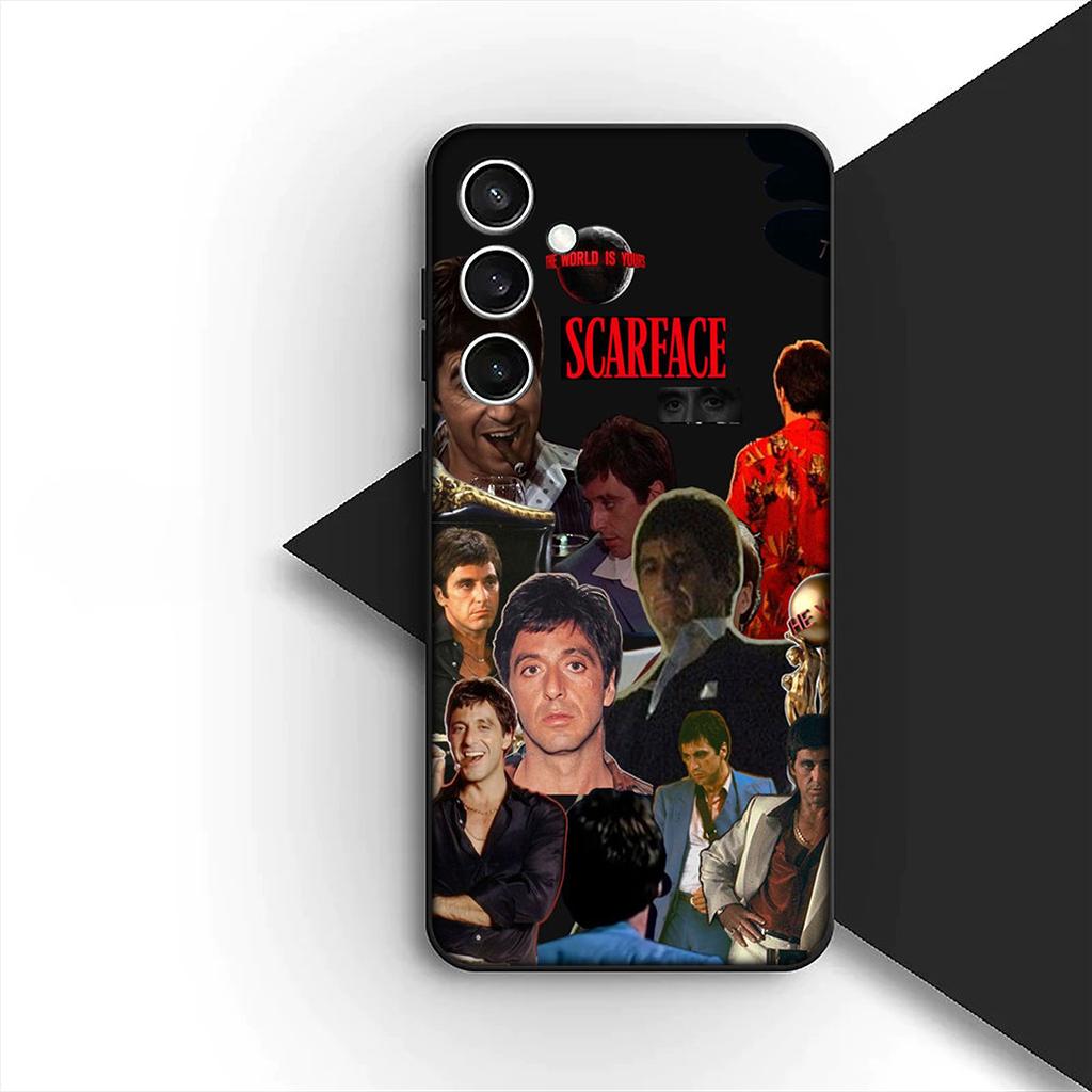 S-Scarfaces Wallpaper Phone Case for Samsung Galaxy S20 S22 S21 FE Ultra Plus A07 A17 A15 A16 A25 A57 A37 Protective Cover