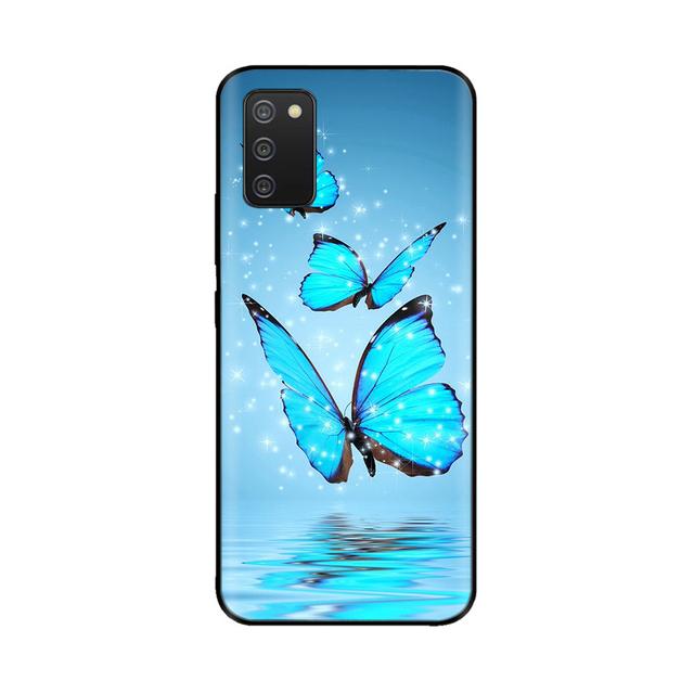 For Samsung A03s Case Silicone Soft Space Wolf Phone Cover For Galaxya03s A 03s A03 S Case 6 .5 Inch Tpu Bumper Fundas Painted
