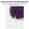 Long African Net Exfoliating Back Scrubber Deep Cleansing Rich Lather For Home Bathroom Daily Shower Use