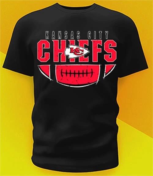 Kansas City Chiefs Ball distressed Shirt Sizes From Youth To Adult 6XL L