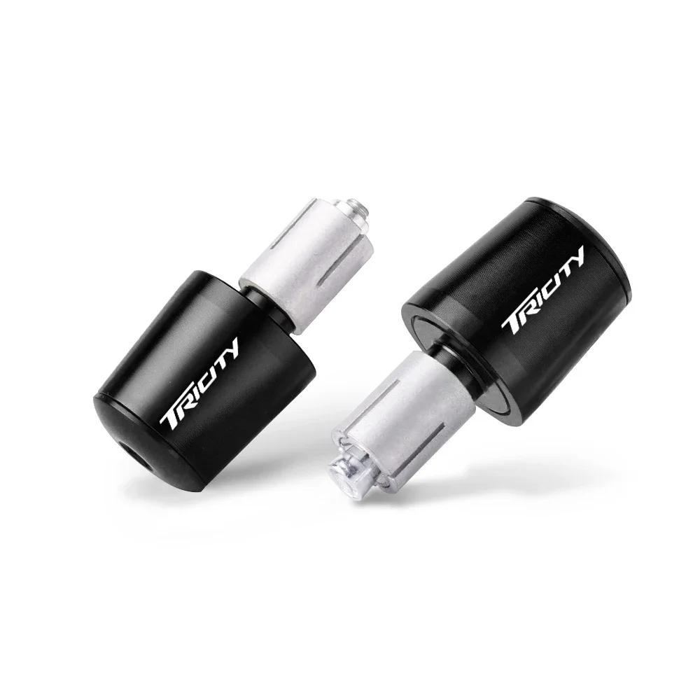 

For Yamaha Tricity 125 155 300 TRICITY125 TRICITY155 Motorcycle Accessories CNC Aluminum Handlebar Bar End Cap Grips cover чорний
